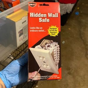 Hidden wall safe brand new